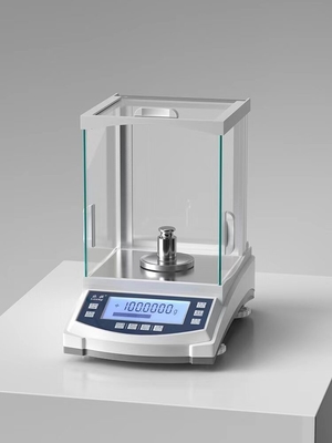 Calibración interna completamente automática del equilibrio analítico de la escuela del externo de la fuerza electromágnetica de la pantalla táctil de 5 pulgadas