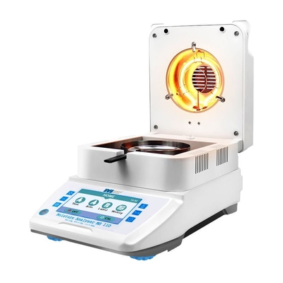 Metro de la humedad de la capacidad de la legibilidad 110g del analizador 0.005g de la humedad del halógeno del grano